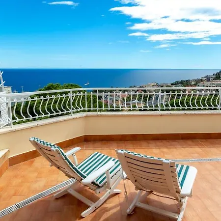 168b - La Terrazza Sul Mare, Casa A 10 Minuti Da Spiaggia, Parcheggio Privato Gratis Sanremo