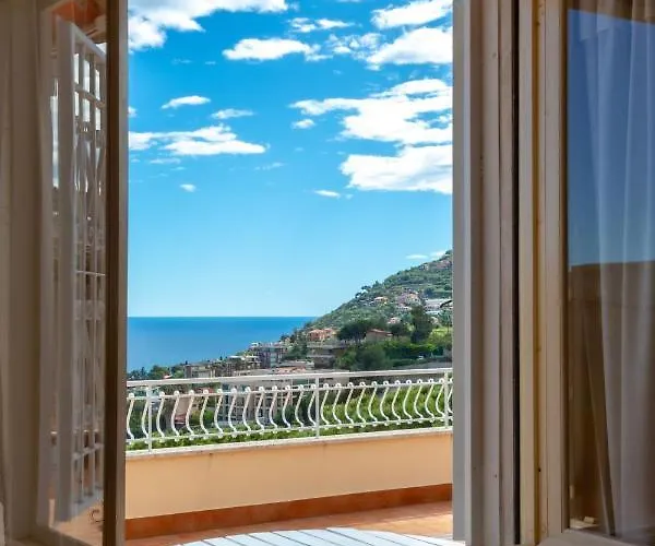 168b - La Terrazza Sul Mare, Casa A 10 Minuti Da Spiaggia, Parcheggio Privato Gratis Sanremo