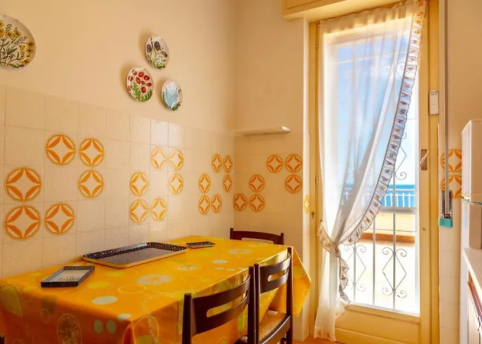 168b - La Terrazza Sul Mare, Casa A 10 Minuti Da Spiaggia, Parcheggio Privato Gratis Appartamento Sanremo