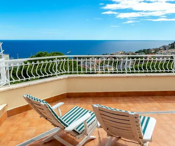 168b - La Terrazza Sul Mare, Casa A 10 Minuti Da Spiaggia, Parcheggio Privato Gratis Sanremo